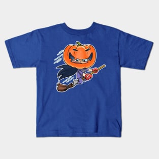 Kitty The Witch Halloween Kids T-Shirt